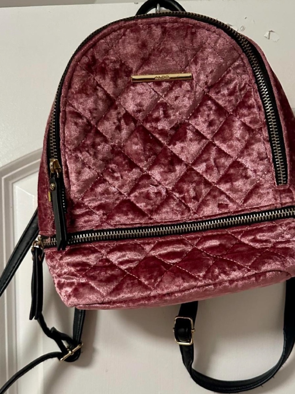 Aldo Backpack peeling shown in Pic